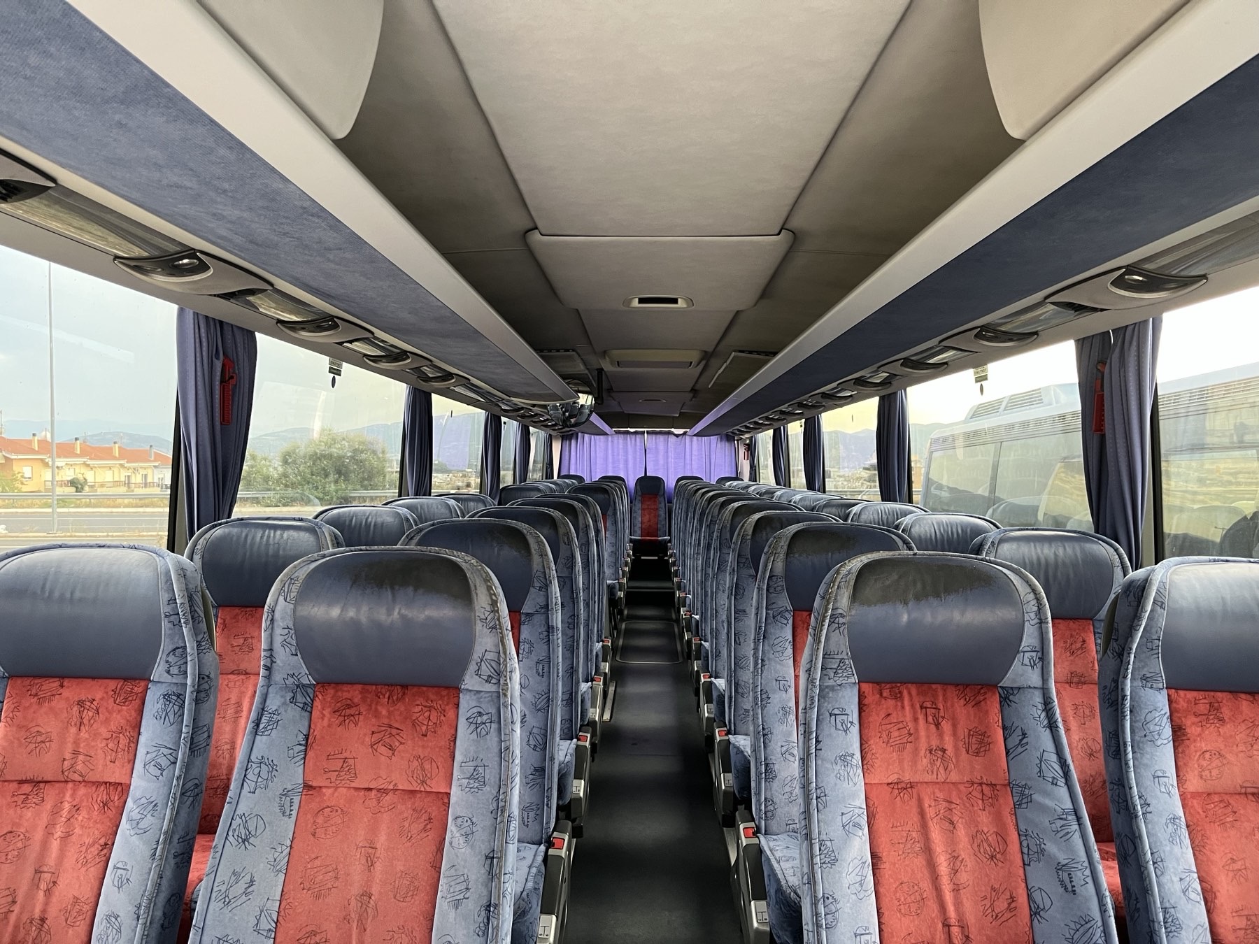 Setra 50 seat interior